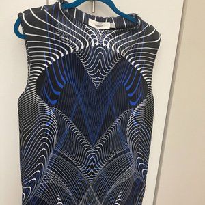 Cameo Scuba Shift Dress  w/POCKETS | Spirograph Pattern | Size M | NWOT